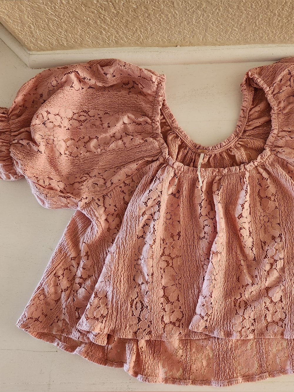 Freepeople Rose Lace Top  L